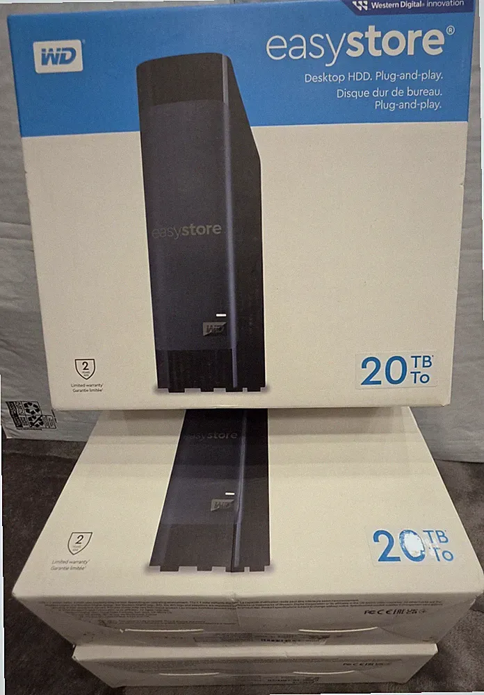 NEW✅ WD Easystore 20TB Desktop USB 3.0 External Hard Drive HDD⭐FREE SHIPPING!