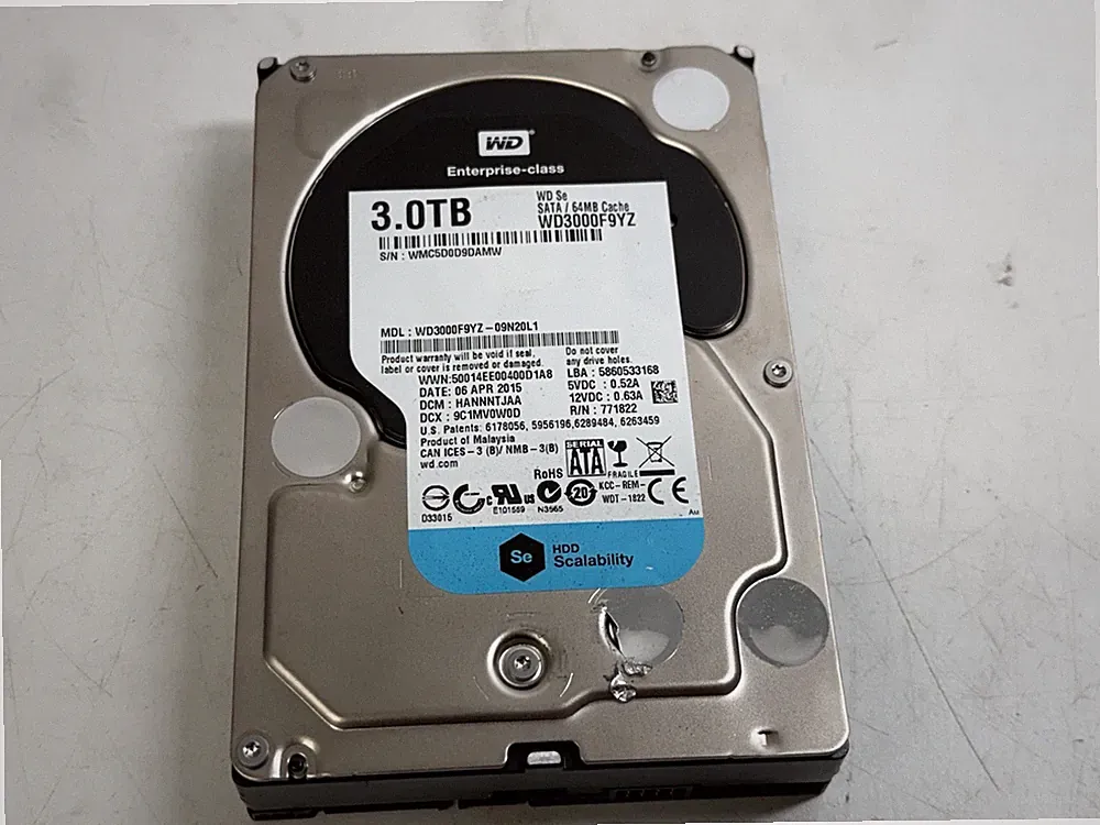Western Digital Black WD3000F9YZ-09N20L1 3TB 3.5" 6Gb/s 7200 RPM SATA HDD